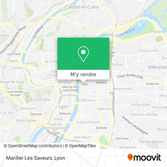 Mariller Les Saveurs plan