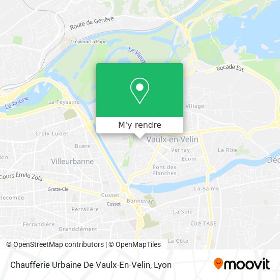 Chaufferie Urbaine De Vaulx-En-Velin plan