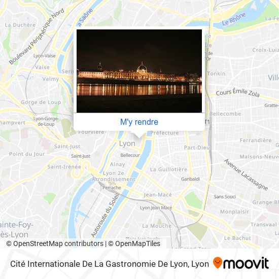 Cité Internationale De La Gastronomie De Lyon plan