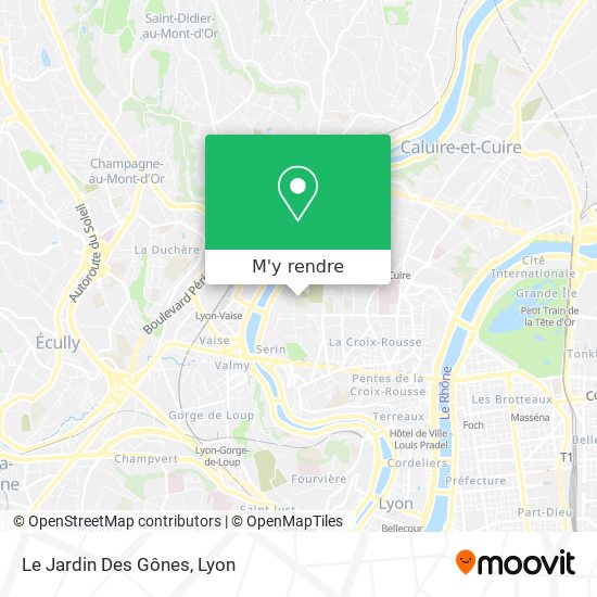 Le Jardin Des Gônes plan