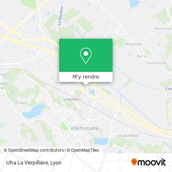 Ufra La Verpillière plan