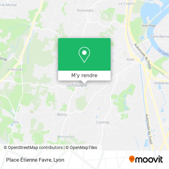Place Étienne Favre plan