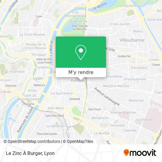 Le Zinc À Burger plan
