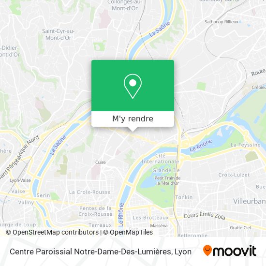 Centre Paroissial Notre-Dame-Des-Lumières plan