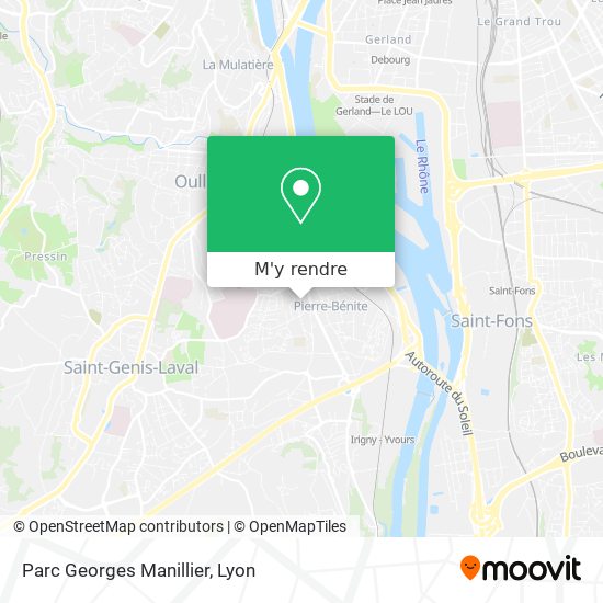 Parc Georges Manillier plan