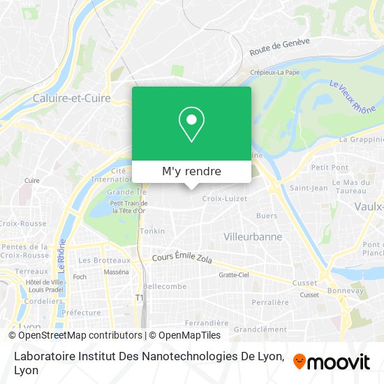 Laboratoire Institut Des Nanotechnologies De Lyon plan