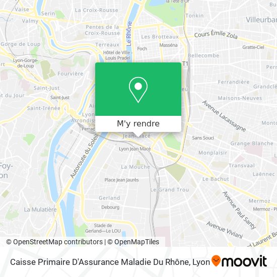 Caisse Primaire D'Assurance Maladie Du Rhône plan