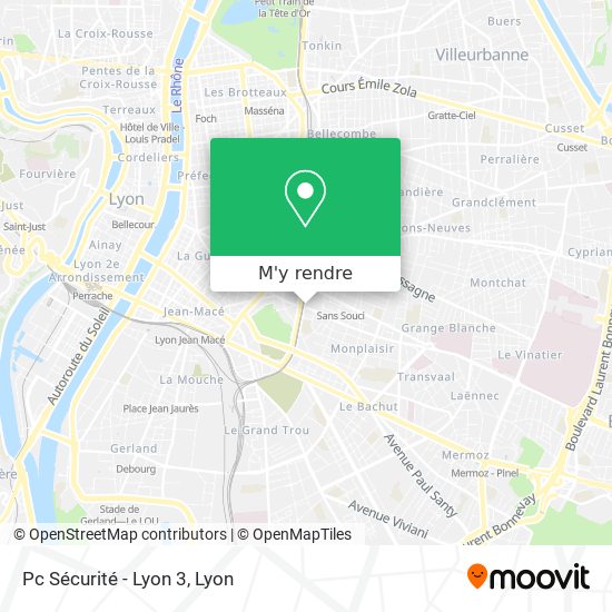 Pc Sécurité - Lyon 3 plan