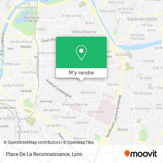 Place De La Reconnaissance plan