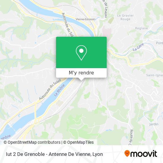 Iut 2 De Grenoble - Antenne De Vienne plan