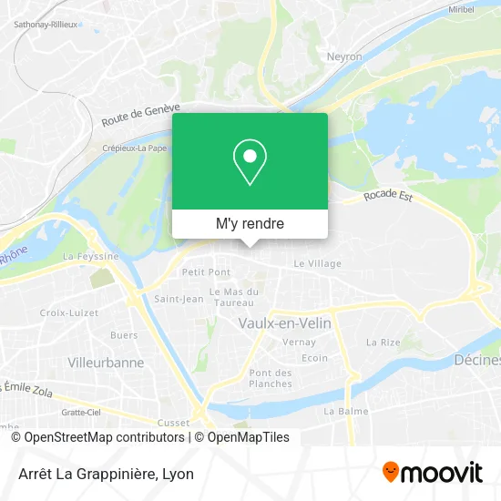 Arrêt La Grappinière plan