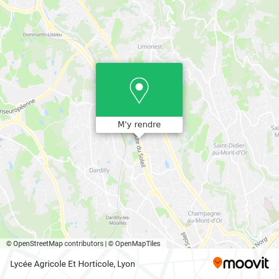 Lycée Agricole Et Horticole plan