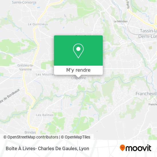 Boîte À Livres- Charles De Gaules plan