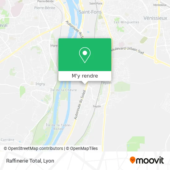 Raffinerie Total plan