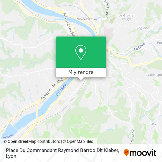 Place Du Commandant Raymond Barroo Dit Kleber plan