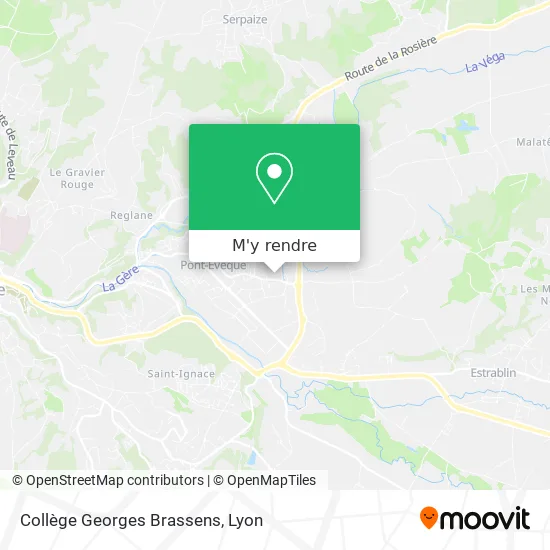 Collège Georges Brassens plan