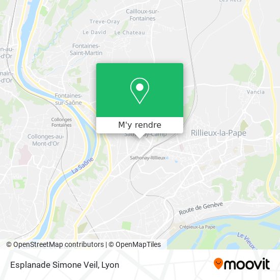 Esplanade Simone Veil plan