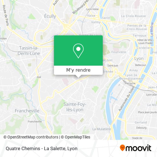 Quatre Chemins - La Salette plan