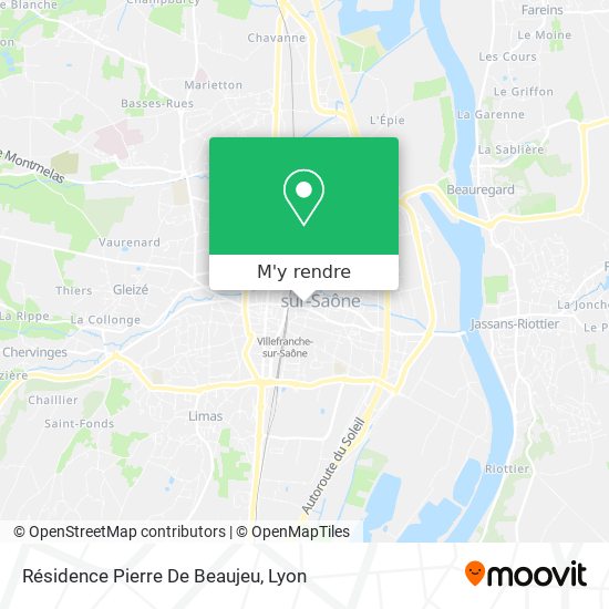 Résidence Pierre De Beaujeu plan