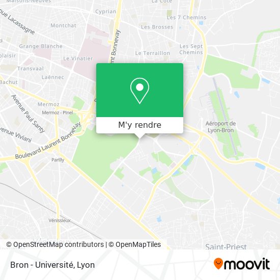Bron - Université plan