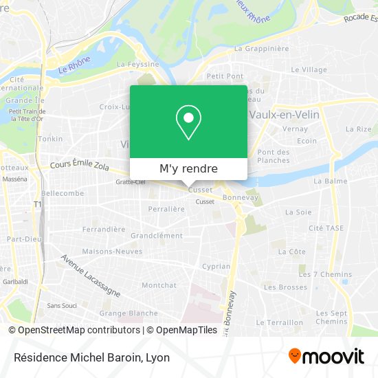 Résidence Michel Baroin plan