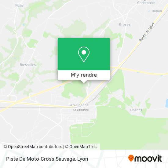 Piste De Moto-Cross Sauvage plan