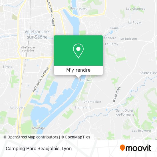 Camping Parc Beaujolais plan