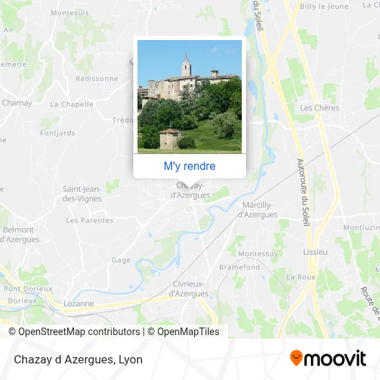 Chazay d Azergues plan