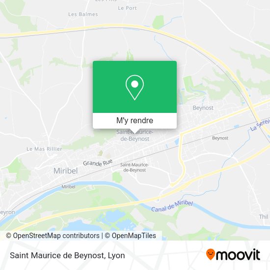 Saint Maurice de Beynost plan