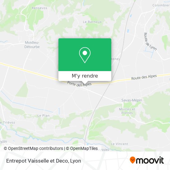 Entrepot Vaisselle et Deco plan