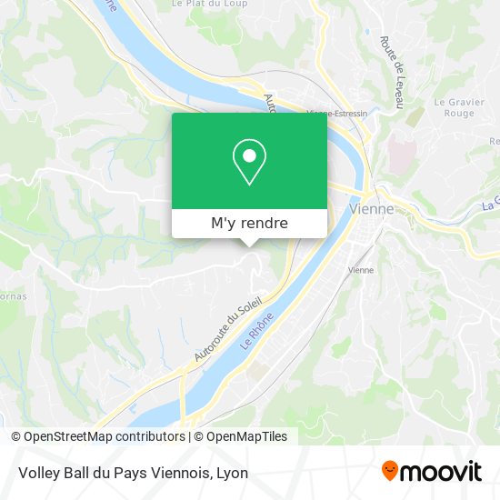 Volley Ball du Pays Viennois plan