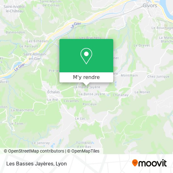 Les Basses Jayères plan