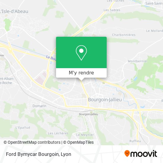 Ford Bymycar Bourgoin plan