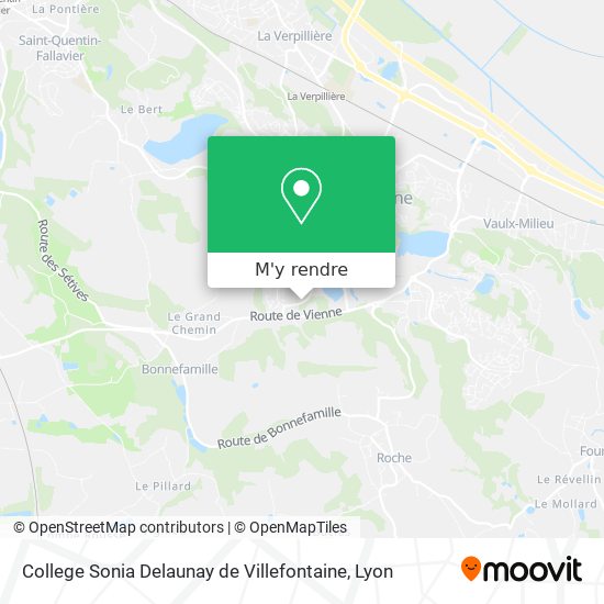 College Sonia Delaunay de Villefontaine plan