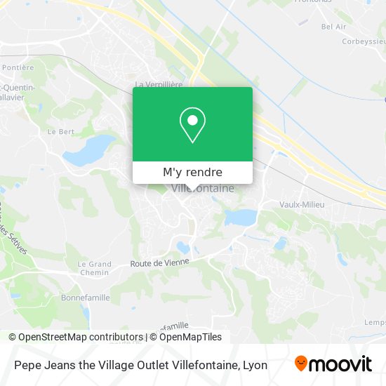 Pepe Jeans the Village Outlet Villefontaine plan