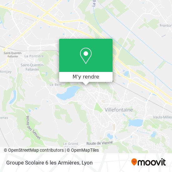 Groupe Scolaire 6 les Armières plan