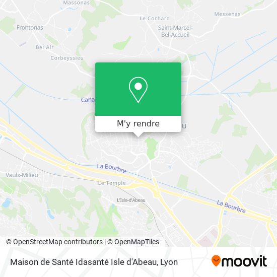 Maison de Santé Idasanté Isle d'Abeau plan