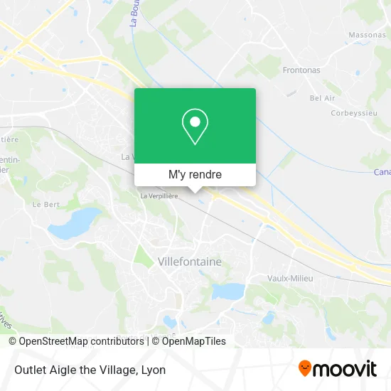 Outlet Aigle the Village plan