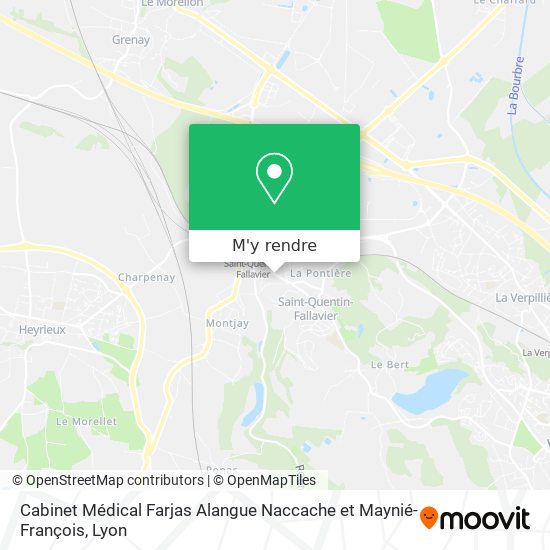Cabinet Médical Farjas Alangue Naccache et Maynié-François plan