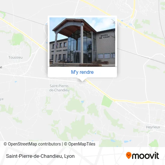 Saint-Pierre-de-Chandieu plan