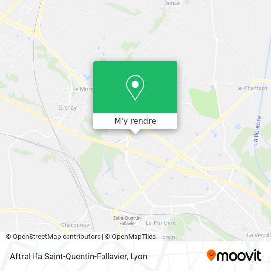 Aftral Ifa Saint-Quentin-Fallavier plan