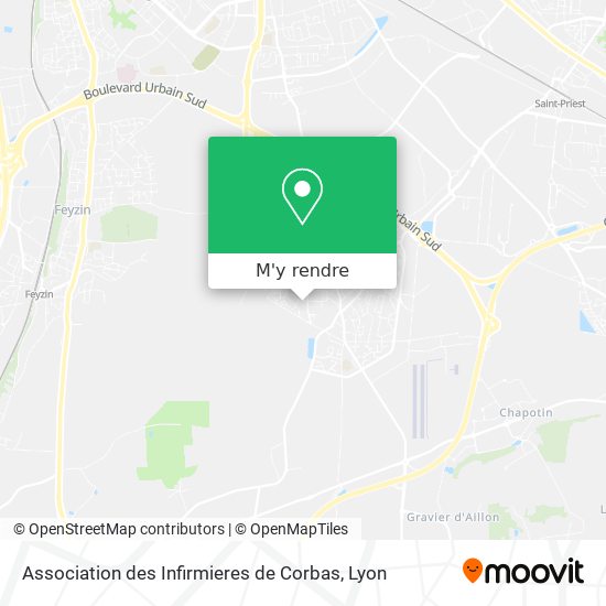 Association des Infirmieres de Corbas plan