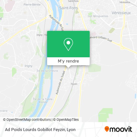 Ad Poids Lourds Gobillot Feyzin plan