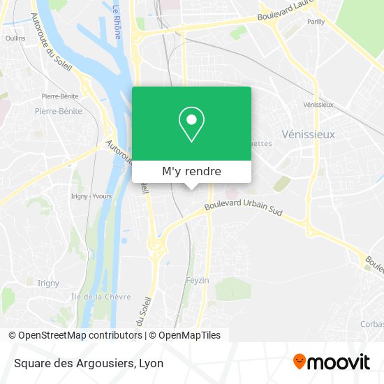 Square des Argousiers plan