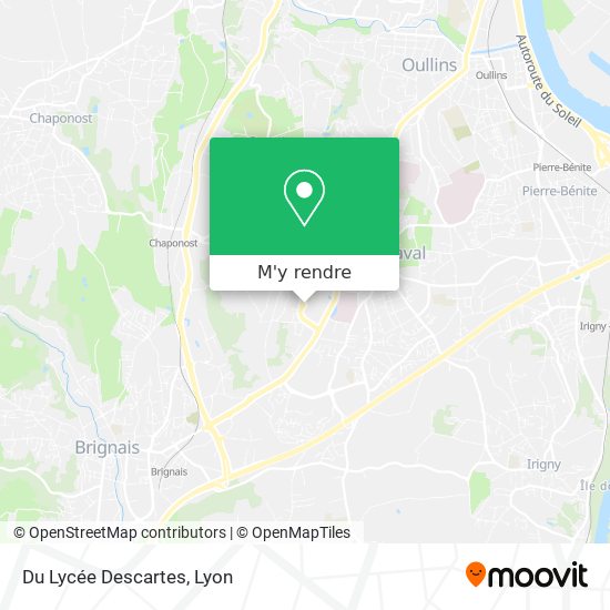 Du Lycée Descartes plan
