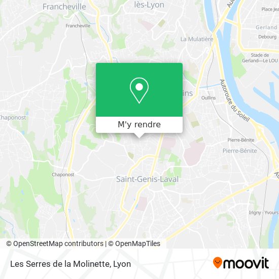 Les Serres de la Molinette plan