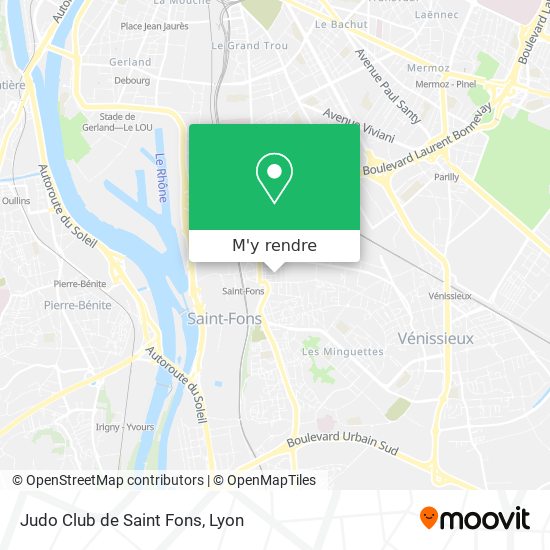 Judo Club de Saint Fons plan