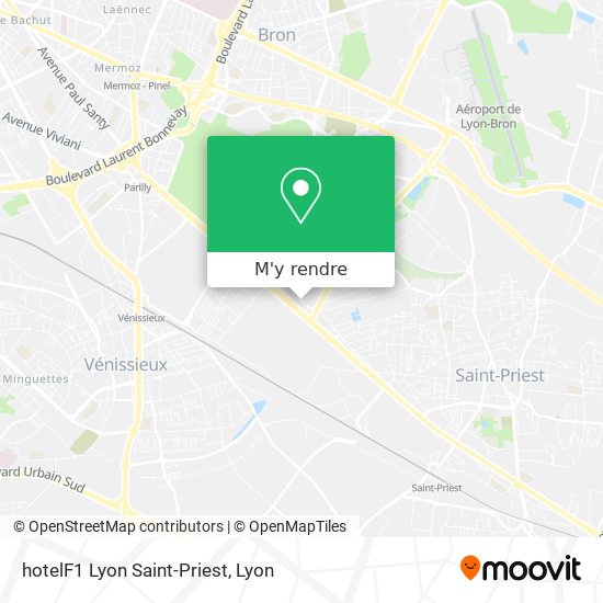hotelF1 Lyon Saint-Priest plan
