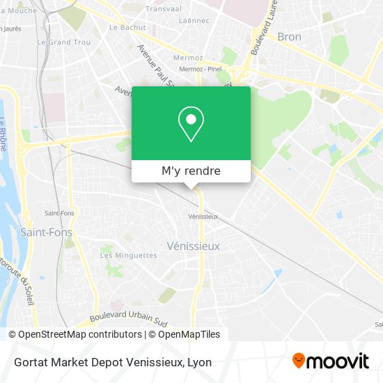 Gortat Market Depot Venissieux plan