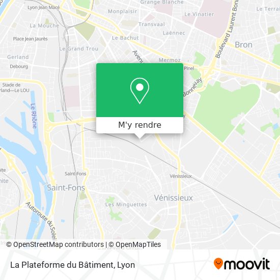 La Plateforme du Bâtiment plan